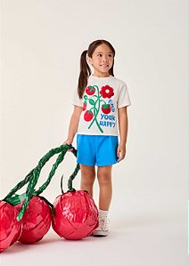 Conjunto Infantil Tomate Flor Bimbi