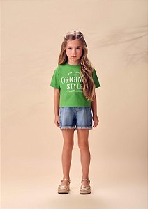 Blusa Infantil Verde Punch Anime