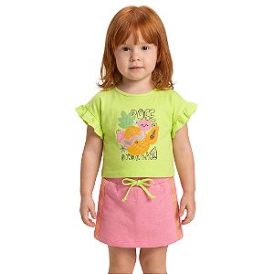Conjunto Infantil Doce Diversao Jaca Lele