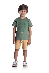 Conjunto Infantil Sintonia Com A Natureza Nini Bam