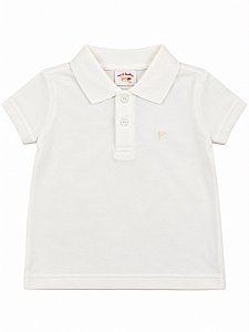 Camiseta Polo Infantil Natural Nini Bambine