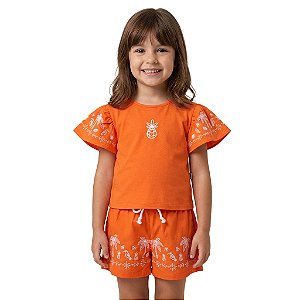 Conjunto Infantil Abacaxi Jaca Lele