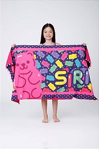 Toalha Kids Cristal Urso Gelatina Siri