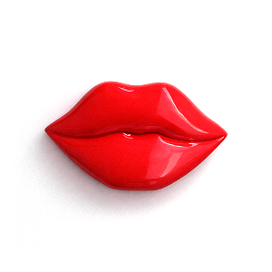 Pin 3D Beijinho da Xuxa