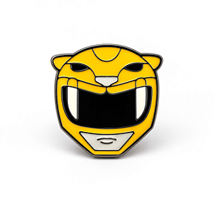 Pin Capacete Power Ranger Amarelo