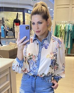 camisa estampada - luzia fazzolli