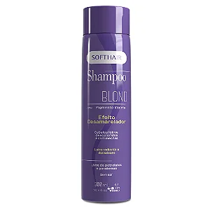 Shampoo Matizador Blond Softhair Efeito Desamarelador 300 mL