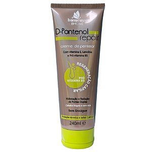 Creme de Pentear D-Pantenol Repair Barrominas Com Proteção Térmica 240 ml