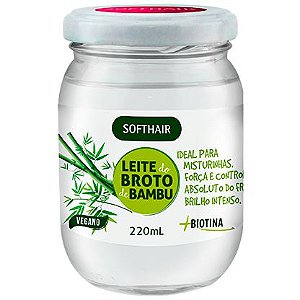 Softhair Leite Do Broto De Bambu +Biotina Misturinha Fortalecedora