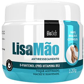 Biosoft Creme Lisa Mão D-Pantenol Antirresecamento Mãos,Braços E Cotovelos