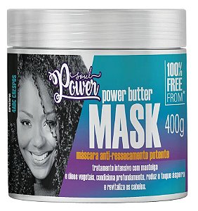 Soul Power Máscara Power Butter Mask Anti Ressecamento Potente 400g