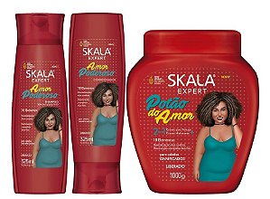 Skala Expert Amor Poderoso Kit Completo Para Cabelos Danificados