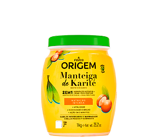 Origem Creme Manteiga De Karité 2em1 Nutrição Intensa 1Kg