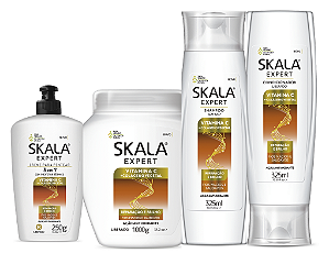 Skala Kit Reparador Vitamina C +Colágeno Vegetal Completo