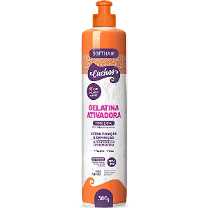 Gelatina Ativadora Ultra Fixação E Definição Dos Cachos Softhair