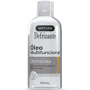 Oleo Reparador De Pontas Multifuncional Queratina Defrizante Softhair 60mL