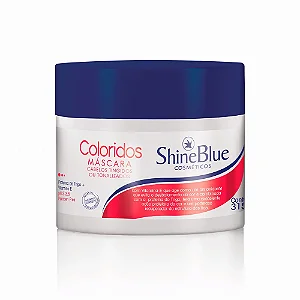 Shine Blue Máscara Cabelos Coloridos Tingidos Ou Tonalizados 315g