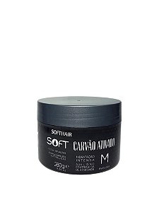 Soft Hair Máscara Hidratação Intensa Carvão Ativado 280gr