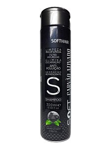 Soft Shampoo Carvão Ativado e Mentol SoftHair 300 mL