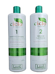 Lissé Ciclo Naturals Shampoo e Reducer Profissionals 1L
