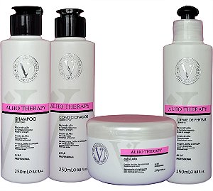 Kit Alho Therapy Varcare Vip Line Collection Reconstrução e Fortalecimento