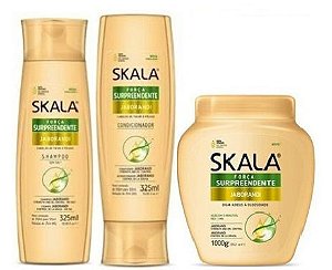 Skala Jaborandi Shampoo, Condicionador E Creme Tratamento Kit Vegano