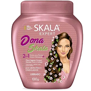 Creme Tratamento Skala Dona Skala Cabelos Lisos E Ondulados 1kg