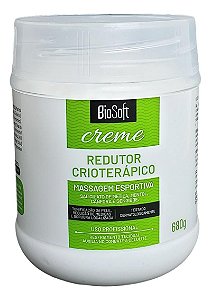 Creme Redutor Crioterápico Massagem Esportiva Biosoft Profissional