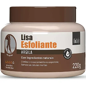 Creme Esfoliante de Tratamento para Pés e Pernas Argila Bio Soft 220g