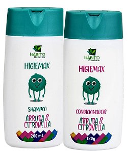 Hábito Cosméticos Kit  Higiemax Arruda E Citronella Tatamento Para  Acabar Com Piolhos