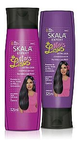 Kit Shampoo E Condicionador Mais Lisos Skala Vegano 325 mL