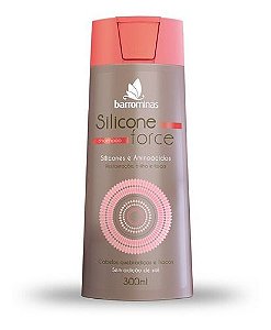 Shampoo Silicone Force Barro Minas 300 mL Para Cabelos Quebradiços
