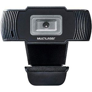 Webcam HD Multilaser 1280x720P 30fps Cabo 1,7m Usb 2.0 AC339