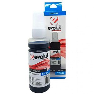 Tinta Evolut Corante Universal - Ciano - 100ml - Epson HP