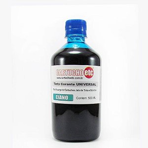 Tinta Formulabs Corante Universal Ciano 500ml - HP Epson Canon Lexmark Brother