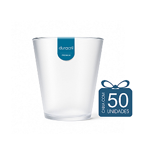50 Copos Garotinho 300 ml Transparente