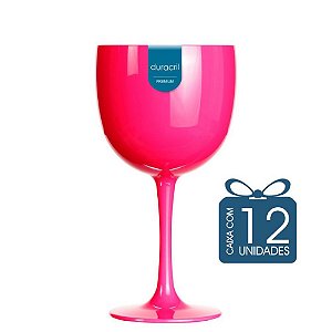 12 Taças de Gin 580 Ml Pink