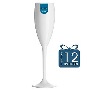 12 Taças Champagne 160 ml Branca