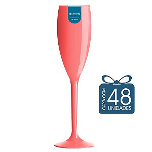 48 Taças Champagne 160 ml Coral