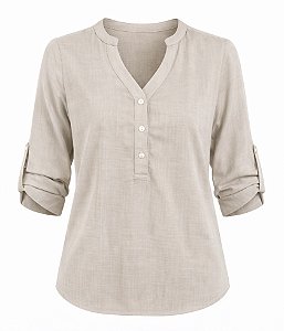 Camisa Betina Bege