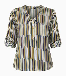 Camisa Betina Listras