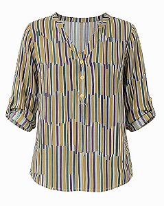 Camisa Betina Listras