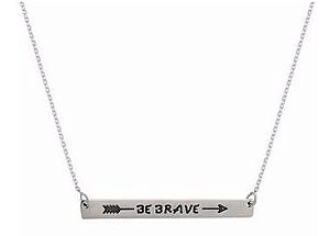 Colar Be Brave Prata 925