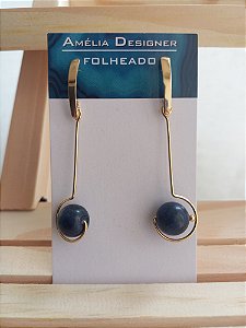 Brinco longo de sodalita