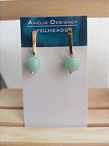 Brinco curto de amazonita