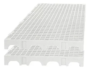 ESTRADO PLASTICO 4,5X50X50 - BRANCO LEITOSO