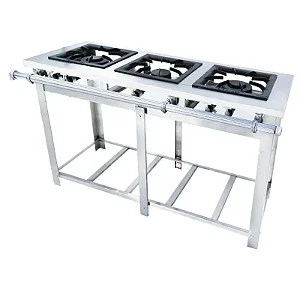 Fogão Industrial Maxi com 3 Bocas Duplas - VENÂNCIO