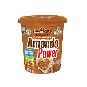 Pasta de Amendoim Amendo Power Doce de Leite 450g