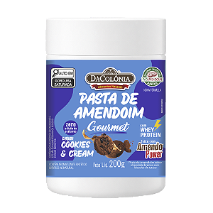 Pasta de Amendoim Cookies & Cream 450g - DaColônia
