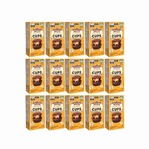 Peanut Butter Cups - Chocolate ao Leite com recheio de creme de amendoim - Kit c/ 15 und de 46g